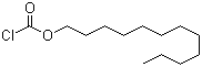 structure of CAS# 24460-74-0, Lauryl chloroformate;Dodecyl chloroformate
