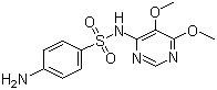 结构式 CAS# 2447-57-6, 周效磺胺; 磺胺邻二甲氧嘧啶