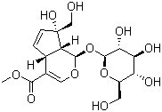 Gardenoside molecular structure (CAS 24512-62-7)