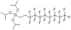 结构式 CAS# 246234-80-0, 十七氟癸基三异丙氧基硅烷