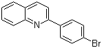 结构式 CAS# 24641-31-4, 2-(4-溴苯基)喹啉