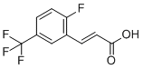 structure of CAS# 247113-91-3, 2-Fluoro-5-(trifluoromethyl)cinnamic acid;(E)-3-[2-fluoro-5-(trifluoromethyl)phenyl]prop-2-enoic acid