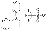 structure of CAS# 247129-88-0, Diphenyl(vinyl)sulfonium trifluoromethanesulfonate;ethenyl(diphenyl)sulfanium trifluoromethanesulfonate