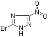 structure of CAS# 24807-56-5, 5-Bromo-3-nitro-1H-1,2,4-triazole