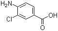 structure of CAS# 2486-71-7, 4-Amino-3-chlorobenzoic acid