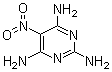 structure of CAS# 24867-36-5, 5-Nitro-2,4,6-pyrimidinetriamine