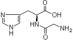 Glycyl-L-histidine molecular structure (CAS 2489-13-6)