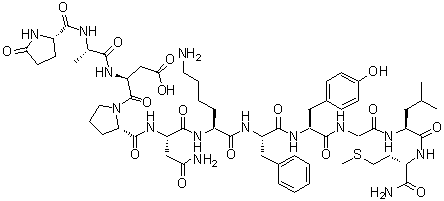 结构式 CAS# 2507-24-6, 泡蛙肽