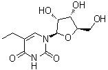 结构式 CAS# 25110-76-3, 5-乙基尿苷