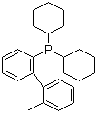 structure of CAS# 251320-86-2, 2-(Dicyclohexylphosphino)-2'-methylbiphenyl;dicyclohexyl-[2-(2-methylphenyl)phenyl]phosphane
