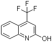 structure of CAS# 25199-84-2, 2-Hydroxy-4-(trifluoromethyl)quinoline;4-(Trifluoromethyl)quinolin-2-ol; 4-Trifluoromethyl-1H-quinolin-2-one