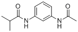 N-(3-乙酰氨基苯基)-2-甲基丙酰胺分子结构 (CAS 25227-75-2)