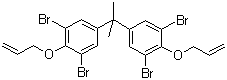 structure of CAS# 25327-89-3, 2,2',6,6'-Tetrabromobisphenol A diallyl ether;1,1'-Isopropylidenebis[4-(allyloxy)-3,5-dibromobenzene]
