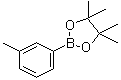 结构式 CAS# 253342-48-2, 3-甲基苯硼酸频哪醇酯