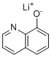 结构式 CAS# 25387-93-3, (喹啉-8-醇)锂