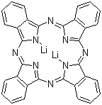 structure of CAS# 25510-41-2, Dilithium phthalocyanine