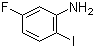 结构式 CAS# 255724-71-1, 5-氟-2-碘苯胺