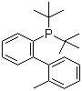 结构式 CAS# 255837-19-5, 2-二叔丁基膦基-2'-甲基联苯