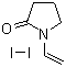 结构式 CAS# 25655-41-8, 聚维酮碘; 吡咯烷酮碘; 碘络酮; 聚乙烯吡咯烷酮碘