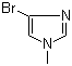 structure of CAS# 25676-75-9, 4-Bromo-1-methyl-1H-imidazole