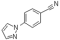 structure of CAS# 25699-83-6, 4-(1H-Pyrazol-1-yl)benzonitrile;4-(Pyrazol-1-yl)benzonitrile
