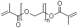 structure of CAS# 25852-49-7, Poly(propylene glycol) dimethacrylate