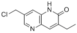 structure of CAS# 2589531-78-0, 7-(Chloromethyl)-3-ethyl-1H-1,5-naphthyridin-2-one