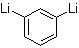 1,3-苯二锂分子结构 (CAS 2592-85-0)