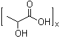 structure of CAS# 26100-51-6, (±)-Lactic acid homopolymer;Poly(lactic acid); Polylactic acid
