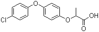 Clofop molecular structure (CAS 26129-32-8)