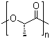 structure of CAS# 26161-42-2, (S)-Lactic acid homopolymer;Poly[oxy[(1S)-1-methyl-2-oxo-1,2-ethanediyl]]; Resomer L 209S