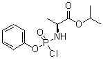 structure of CAS# 261909-49-3, N-(Chlorophenoxyphosphinyl)-L-alanine 1-methylethyl ester