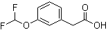 结构式 CAS# 262587-06-4, 3-二氟甲氧基苯基乙酸