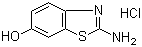 结构式 CAS# 26278-78-4, 2-氨基-6-苯并噻唑醇盐酸盐