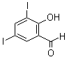 结构式 CAS# 2631-77-8, 3,5-二碘水杨醛
