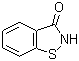 structure of CAS# 2634-33-5, 1,2-Benzisothiazolin-3-one;1,2-Benzisothiazol-3(2H)-one; Benzisothiazolin-3-one; Proxan; Proxel; Proxel XL; Proxil