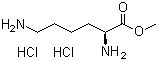 结构式 CAS# 26348-70-9, L-赖氨酸甲酯盐酸盐; L-赖氨酸甲酯二盐酸盐