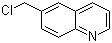 结构式 CAS# 2644-82-8, 6-氯甲基喹啉