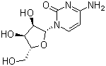 结构式 CAS# 26524-60-7, L-胞苷