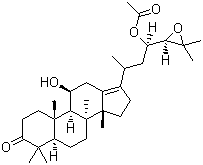 structure of CAS# 26575-95-1, Alisol B acetate;(23S,24R)-24,25-Epoxy-11b,23-dihydroxy-8a,9b,14b-dammar-13(17)-en-3-one 23-acetate
