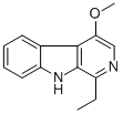 structure of CAS# 26585-14-8, Crenatine;1-Ethyl-4-methoxy-9H-pyrido[3,4-b]indole; 1-Ethyl-4-methoxy-beta-carboline; Crenatin