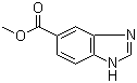 结构式 CAS# 26663-77-4, 苯并咪唑-5-甲酸甲酯
