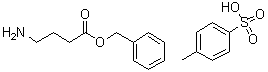 结构式 CAS# 26727-22-0, gamma-氨基丁酸苄酯对甲苯磺酸盐