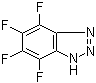 结构式 CAS# 26888-72-2, 4,5,6,7-四氟-1H-苯并三唑
