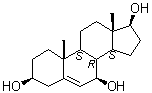 (3beta,7beta,17beta)-Androst-5-ene-3,7,17-triol molecular structure (CAS 2697-85-0)