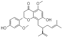 structure of CAS# 270249-38-2, 2'-Methoxykurarinone