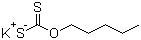 Potassium amylxanthate molecular structure (CAS 2720-73-2)