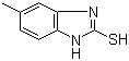 structure of CAS# 27231-36-3, 2-Mercapto-5-methylbenzimidazole;5-Methyl-2-benzimidazolethiol; 5-Methyl-1H-benzo[d]imidazole-2-thiol