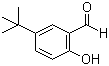 结构式 CAS# 2725-53-3, 5-叔丁基-2-羟基苯甲醛