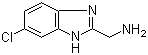 structure of CAS# 273399-95-4, 1-(6-Chloro-1H-benzimidazol-2-yl)methanamine